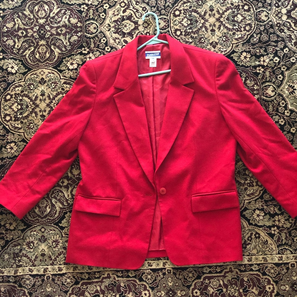 Pendleton Red Blazer